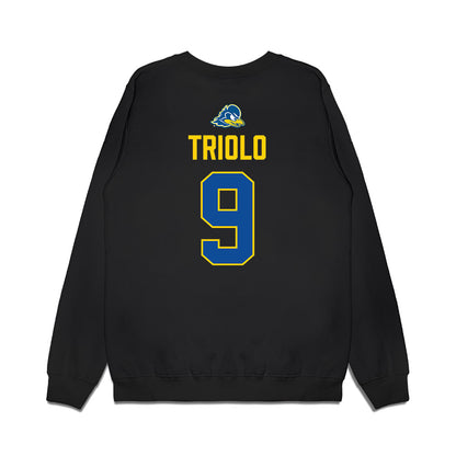 Delaware - NCAA Men's Lacrosse : Matt Triolo - Graduation Premium Crewneck Sweatshirt-1