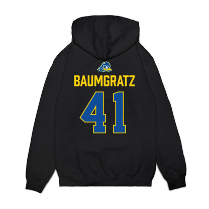 Delaware - NCAA Women's Lacrosse : Molly Baumgratz - Graduation Premium Hooded Sweatshirt-1