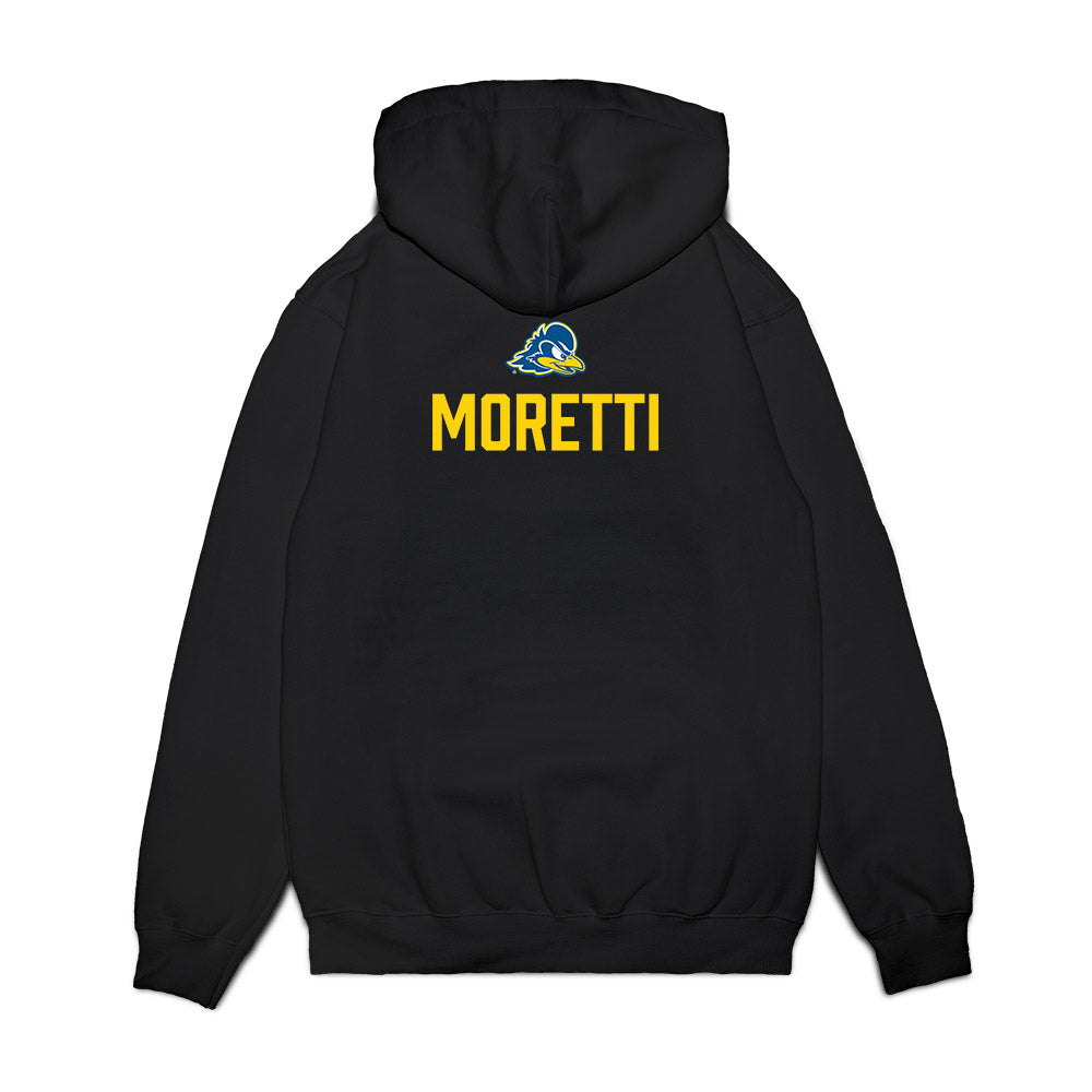 Delaware - NCAA Women's Rowing : Ava Moretti - Graduation Premium Hooded Sweatshirt-1