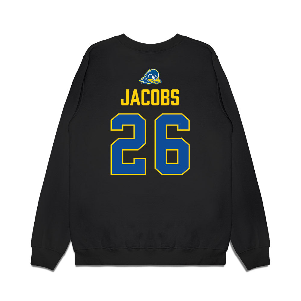 Delaware - NCAA Softball : Gracie Jacobs - Graduation Premium Crewneck Sweatshirt-1