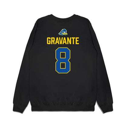 Delaware - NCAA Men's Lacrosse : TJ Gravante - Graduation Premium Crewneck Sweatshirt-1