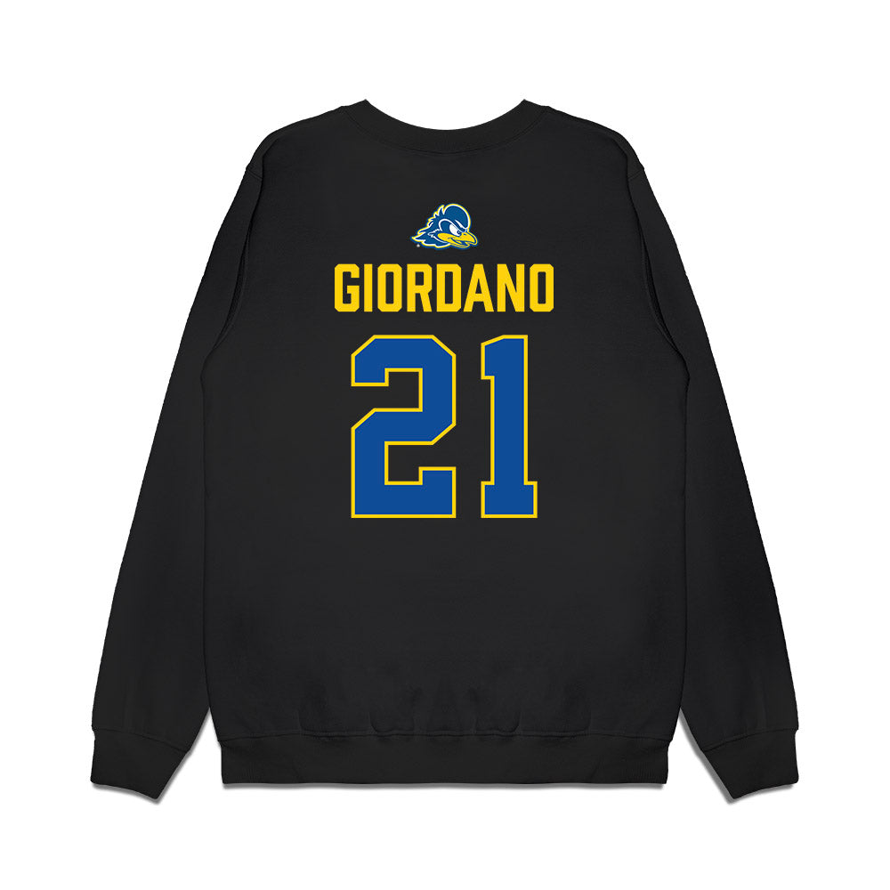 Delaware - NCAA Men's Soccer : Charles Giordano - Graduation Premium Crewneck Sweatshirt-1