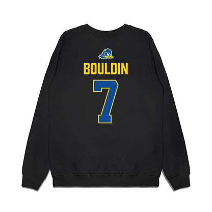 Delaware - NCAA Baseball : Evan Bouldin - Graduation Premium Crewneck Sweatshirt-1