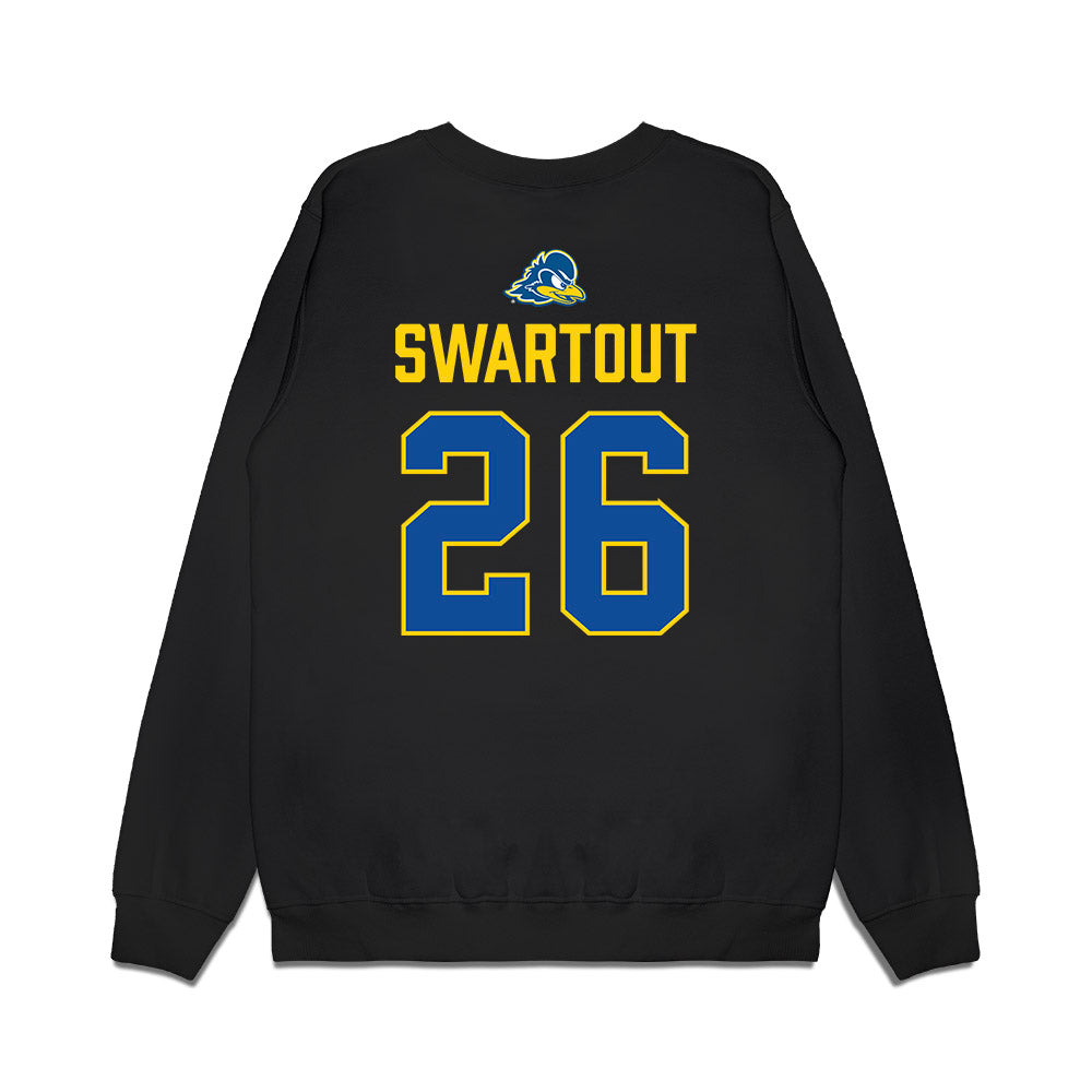 Delaware - NCAA Women's Lacrosse : Alison Swartout - Graduation Premium Crewneck Sweatshirt-1