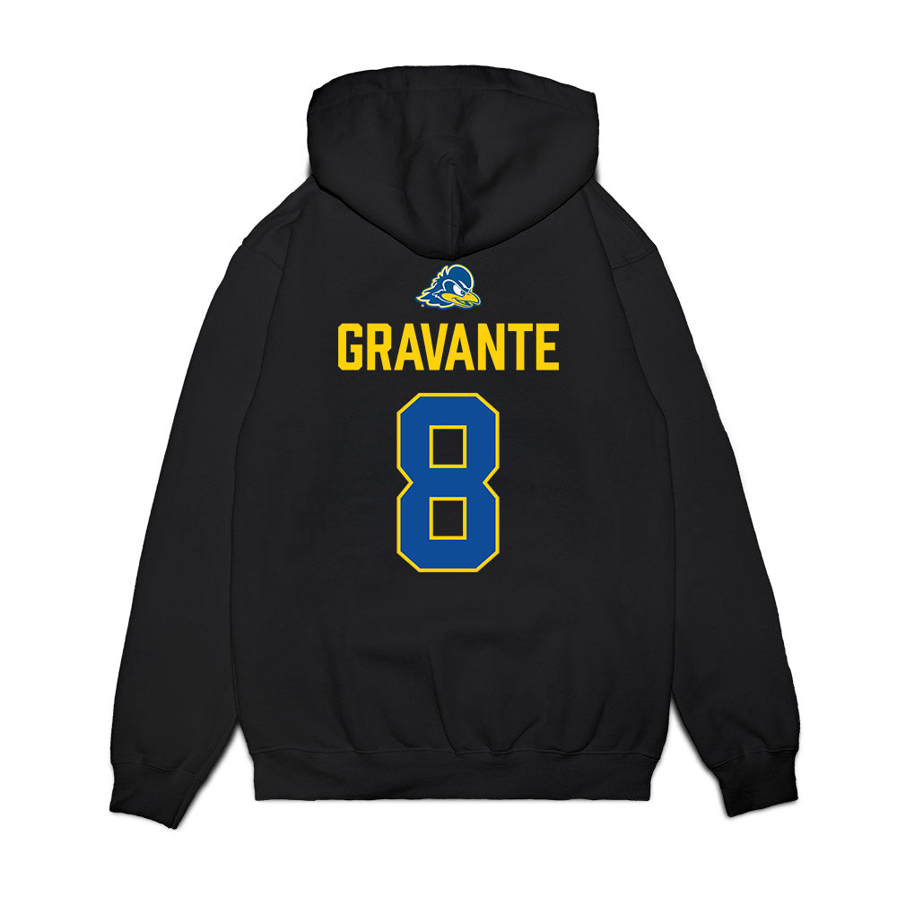 Delaware - NCAA Men's Lacrosse : TJ Gravante - Graduation Premium Hooded Sweatshirt-1