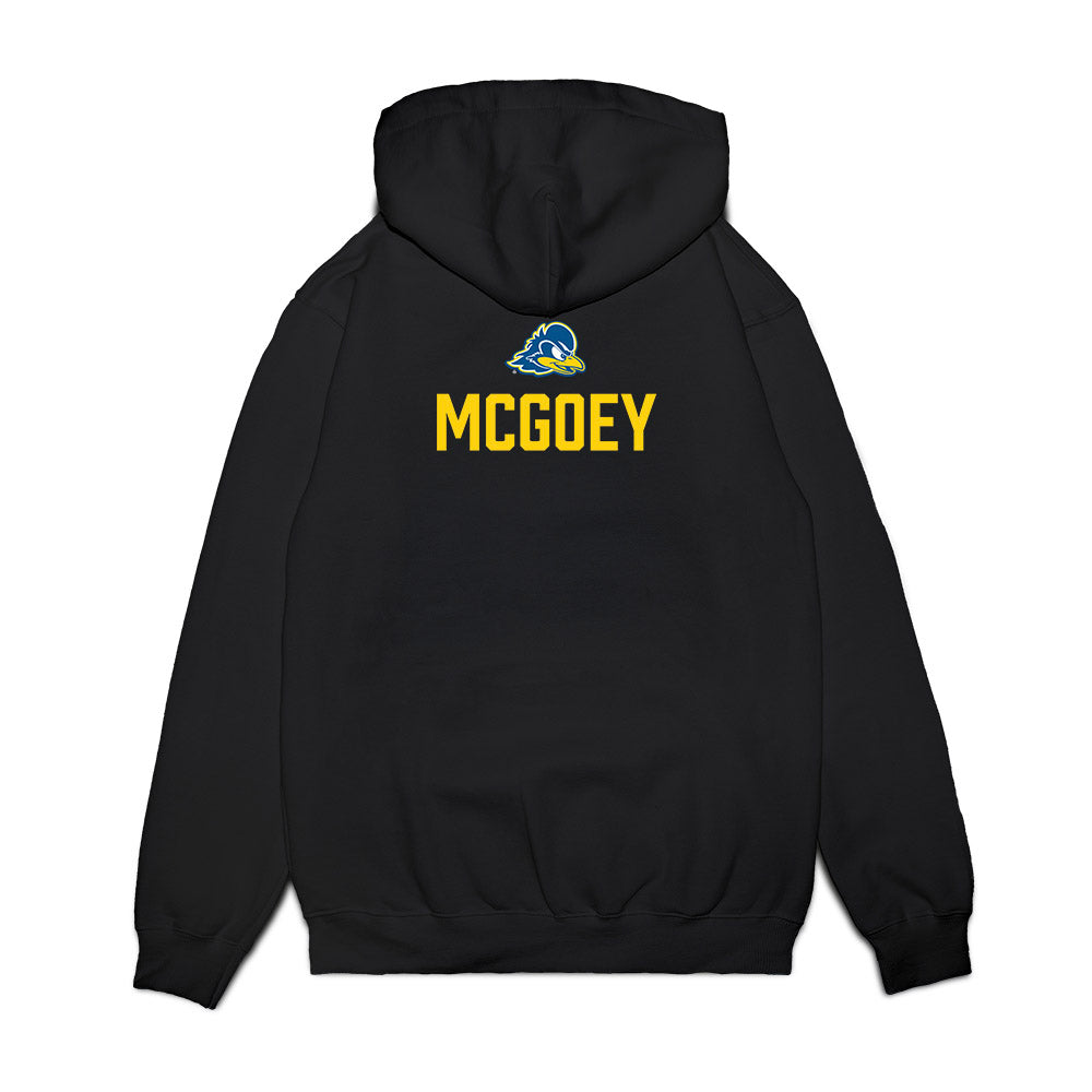 Delaware - NCAA Women's Cross Country : Erin McGoey - Graduation Premium Hooded Sweatshirt-1