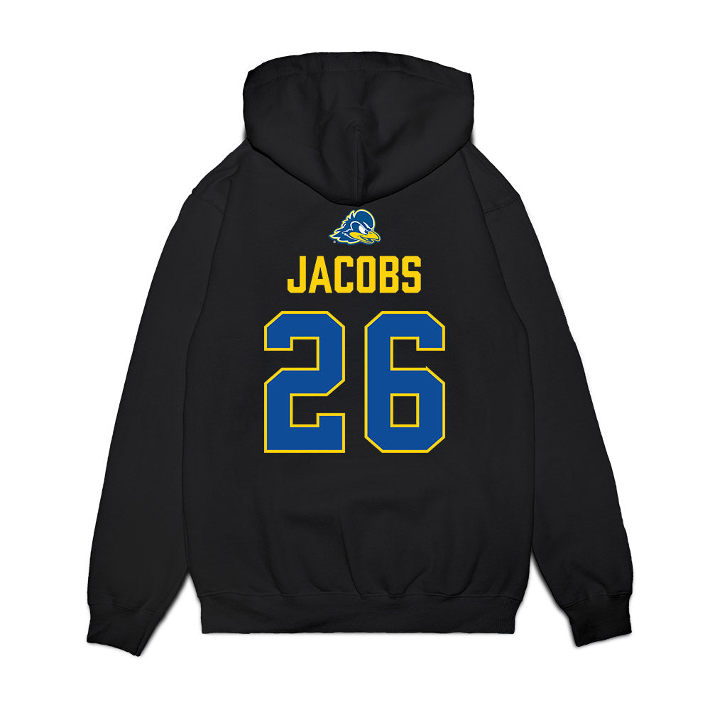 Delaware - NCAA Softball : Gracie Jacobs - Graduation Premium Hooded Sweatshirt-1