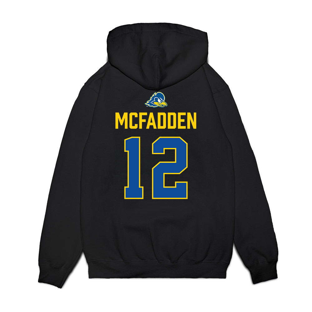 Delaware - NCAA Men's Basketball : Alex McFadden - Graduation Premium Hooded Sweatshirt-1