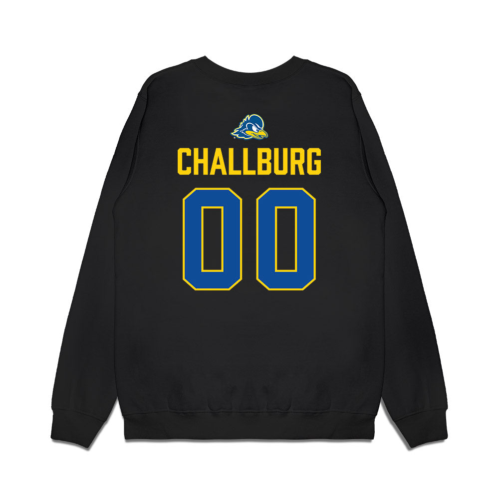 Delaware - NCAA Softball : Karli Challburg - Graduation Premium Crewneck Sweatshirt-1