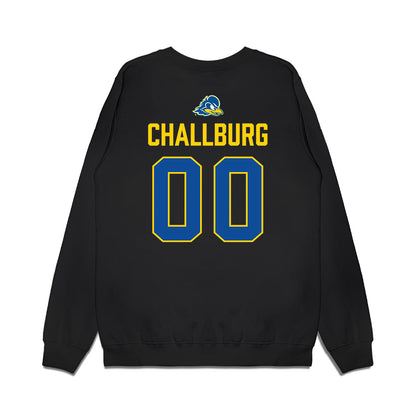 Delaware - NCAA Softball : Karli Challburg - Graduation Premium Crewneck Sweatshirt-1