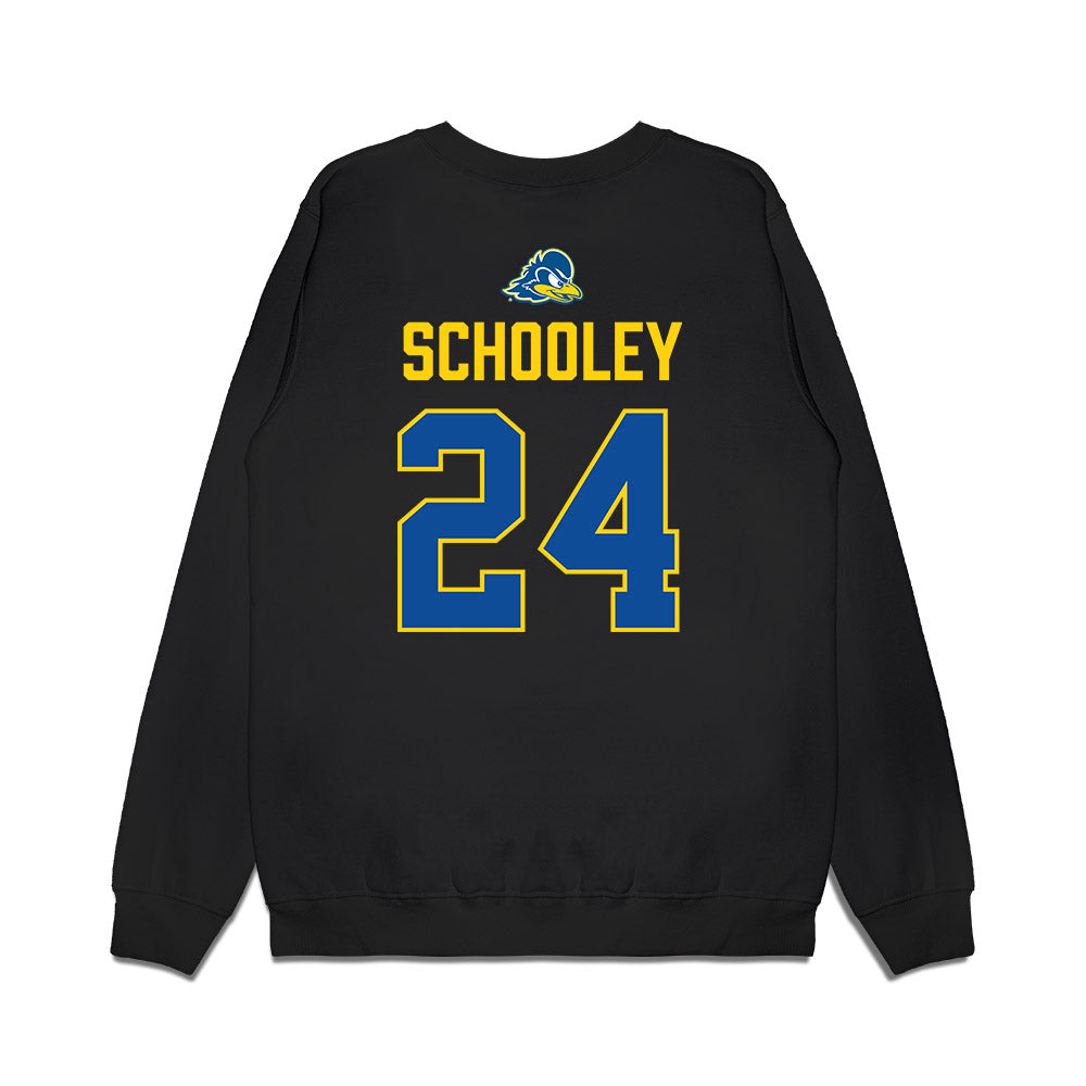 Delaware - NCAA Women's Ice Hockey : Taylor Schooley - Graduation Premium Crewneck Sweatshirt-1