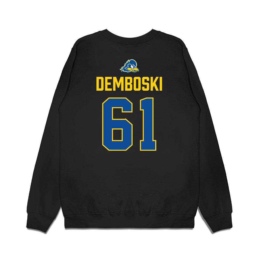 Delaware - NCAA Football : Steven Demboski - Graduation Premium Crewneck Sweatshirt-1