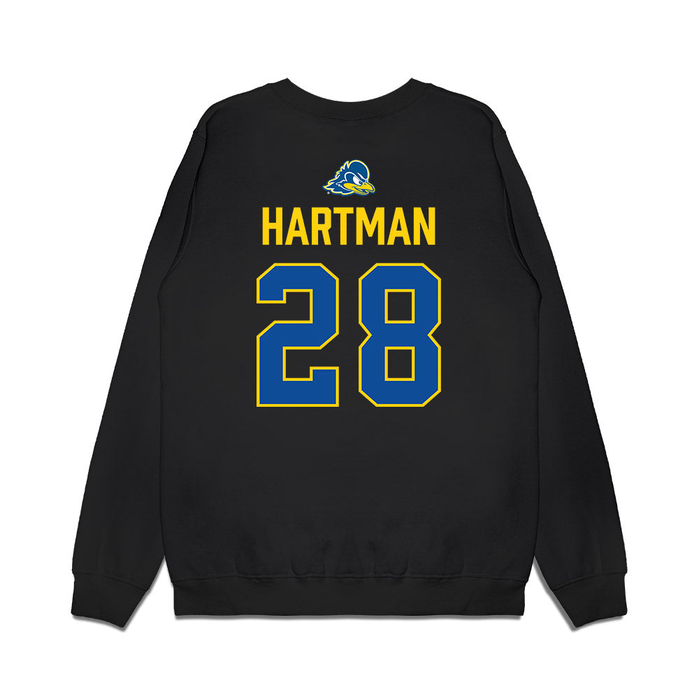 Delaware - NCAA Baseball : Tim Hartman - Graduation Premium Crewneck Sweatshirt-1