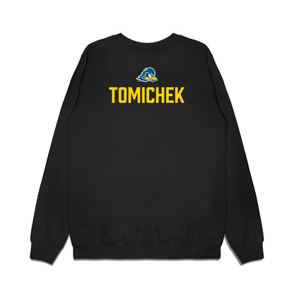Delaware - NCAA Women's Tennis : Payton Tomichek - Graduation Premium Crewneck Sweatshirt-1