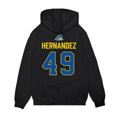 Delaware - NCAA Football : Yamdry Hernandez - Graduation Premium Hooded Sweatshirt-1