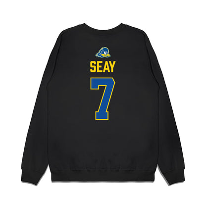 Delaware - NCAA Football : KT Seay - Graduation Premium Crewneck Sweatshirt-1