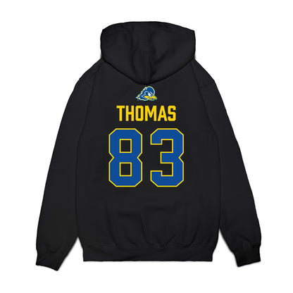 Delaware - NCAA Football : Calvin Thomas - Graduation Premium Hooded Sweatshirt-1