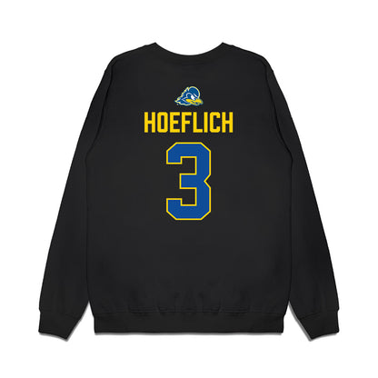 Delaware - NCAA Women's Lacrosse : Lara Hoeflich - Graduation Premium Crewneck Sweatshirt-1