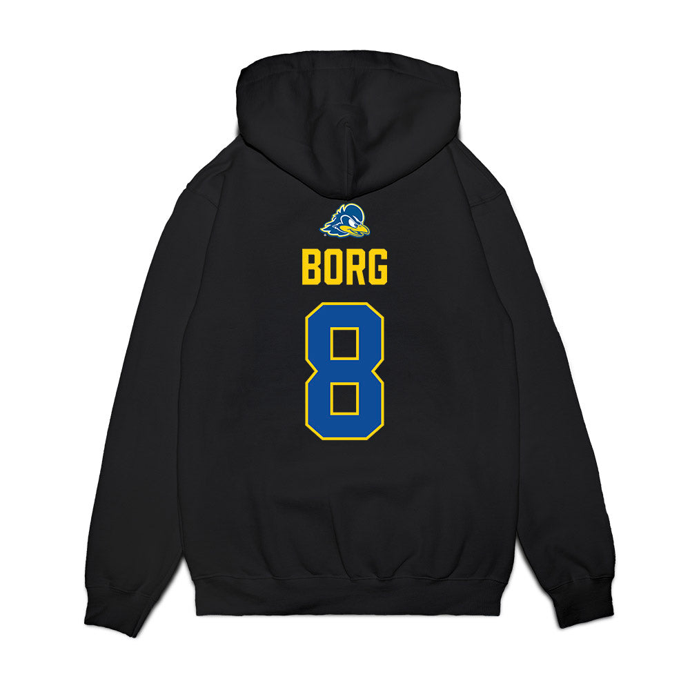 Delaware - NCAA Women's Ice Hockey : Victoria Borg - Graduation Premium Hooded Sweatshirt-1