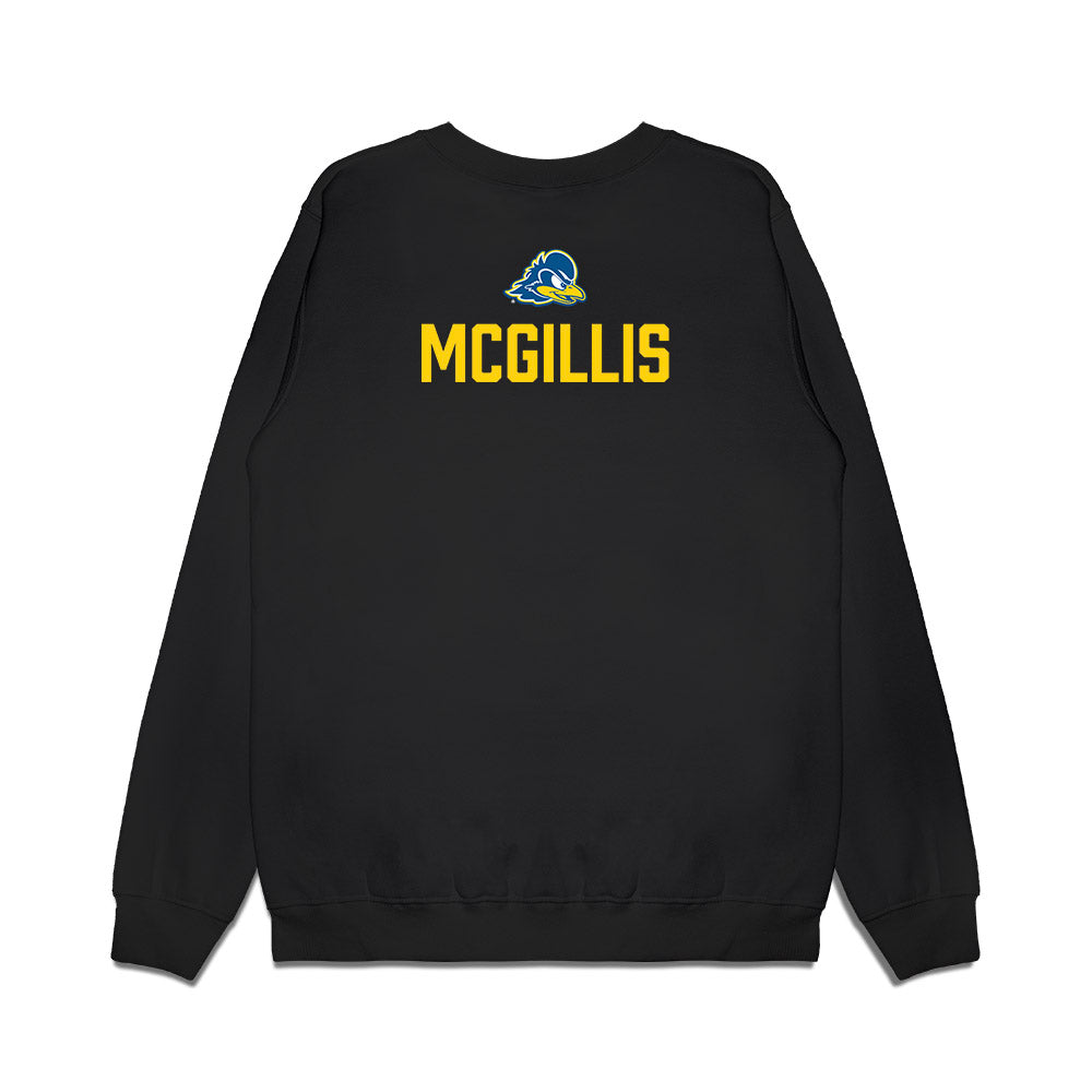 Delaware - NCAA Women's Swimming & Diving : Torun McGillis - Graduation Premium Crewneck Sweatshirt-1