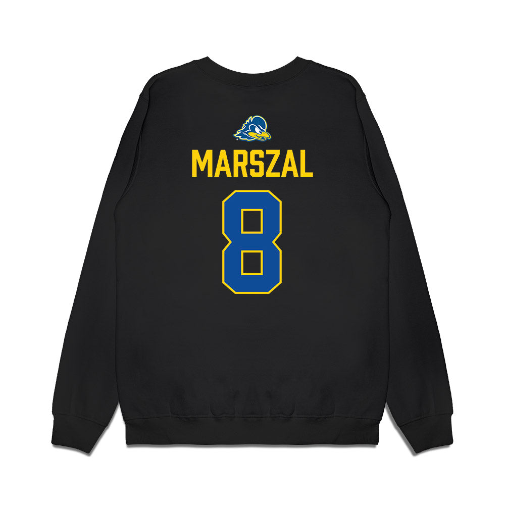 Delaware - NCAA Women's Lacrosse : Jaclyn Marszal - Graduation Premium Crewneck Sweatshirt-1
