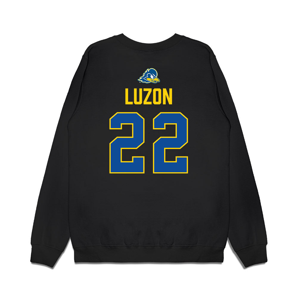 Delaware - NCAA Softball : Kristen Luzon - Graduation Premium Crewneck Sweatshirt-1