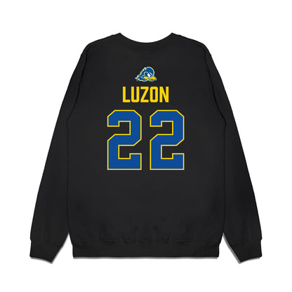 Delaware - NCAA Softball : Kristen Luzon - Graduation Premium Crewneck Sweatshirt-1