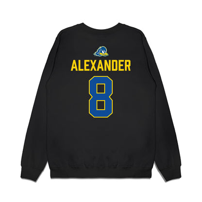 Delaware - NCAA Football : Jaquise Alexander - Graduation Premium Crewneck Sweatshirt-1