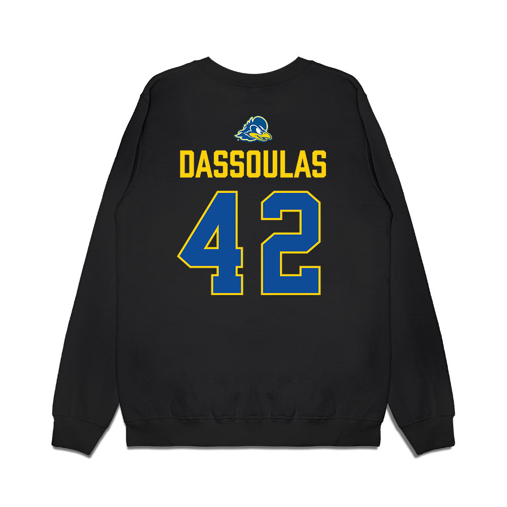 Delaware - NCAA Women's Lacrosse : Ellie Dassoulas - Graduation Premium Crewneck Sweatshirt-1