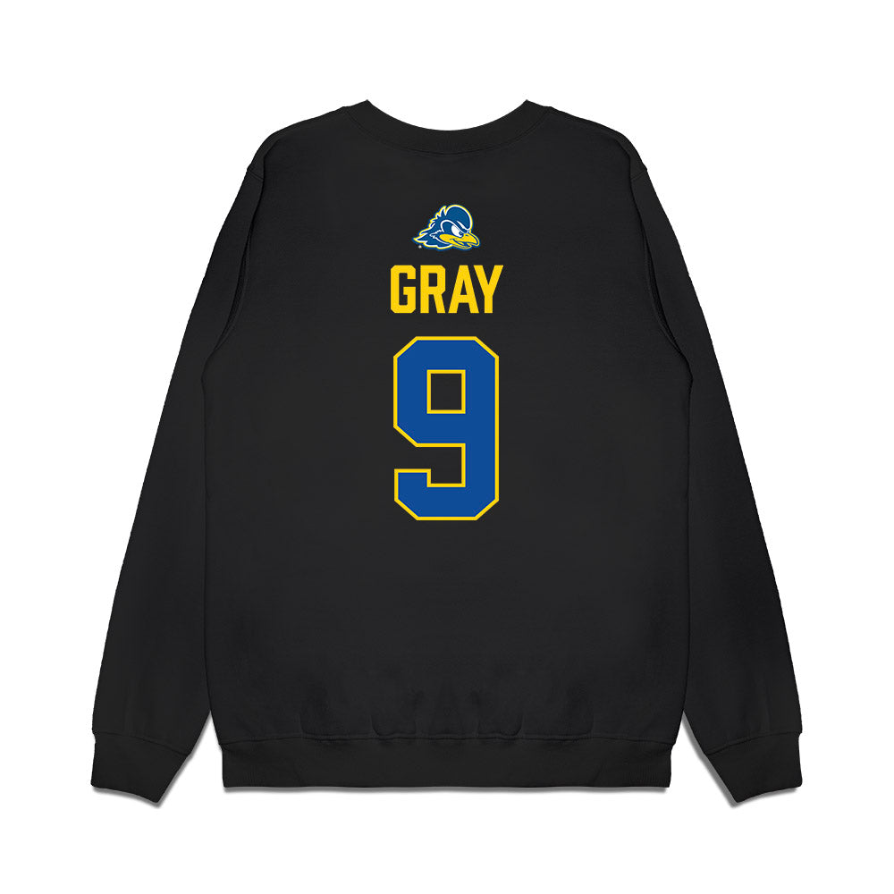 Delaware - NCAA Women's Ice Hockey : Bailey Gray - Graduation Premium Crewneck Sweatshirt-1