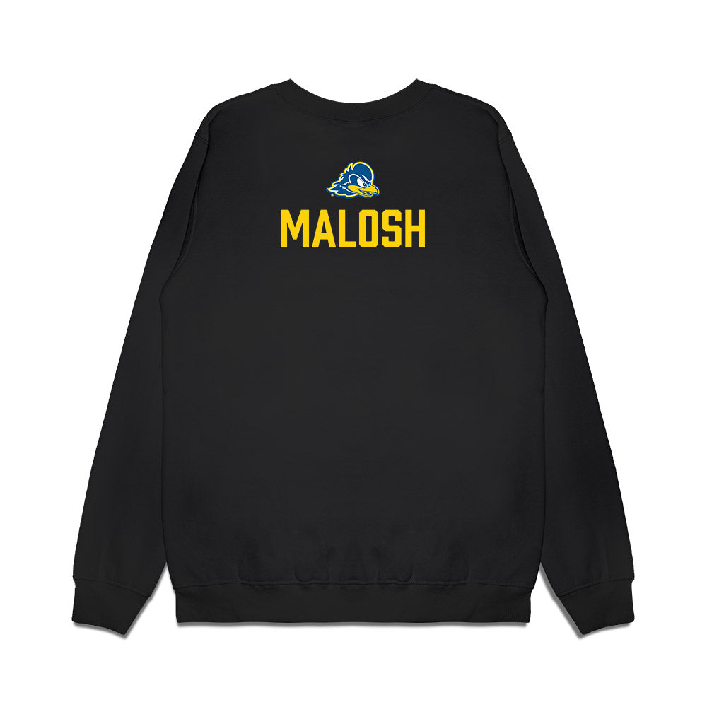 Delaware - NCAA Women's Golf : Marissa Malosh - Graduation Premium Crewneck Sweatshirt-1