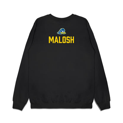 Delaware - NCAA Women's Golf : Marissa Malosh - Graduation Premium Crewneck Sweatshirt-1