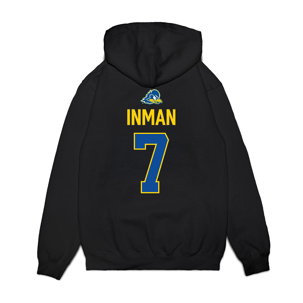 Delaware - NCAA Women's Volleyball : Kennedi Inman - Graduation Premium Hooded Sweatshirt-1