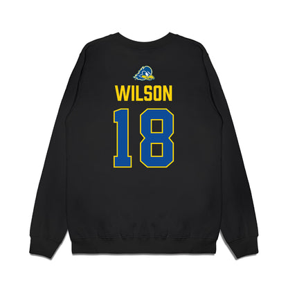 Delaware - NCAA Football : Sean Wilson - Graduation Premium Crewneck Sweatshirt-1