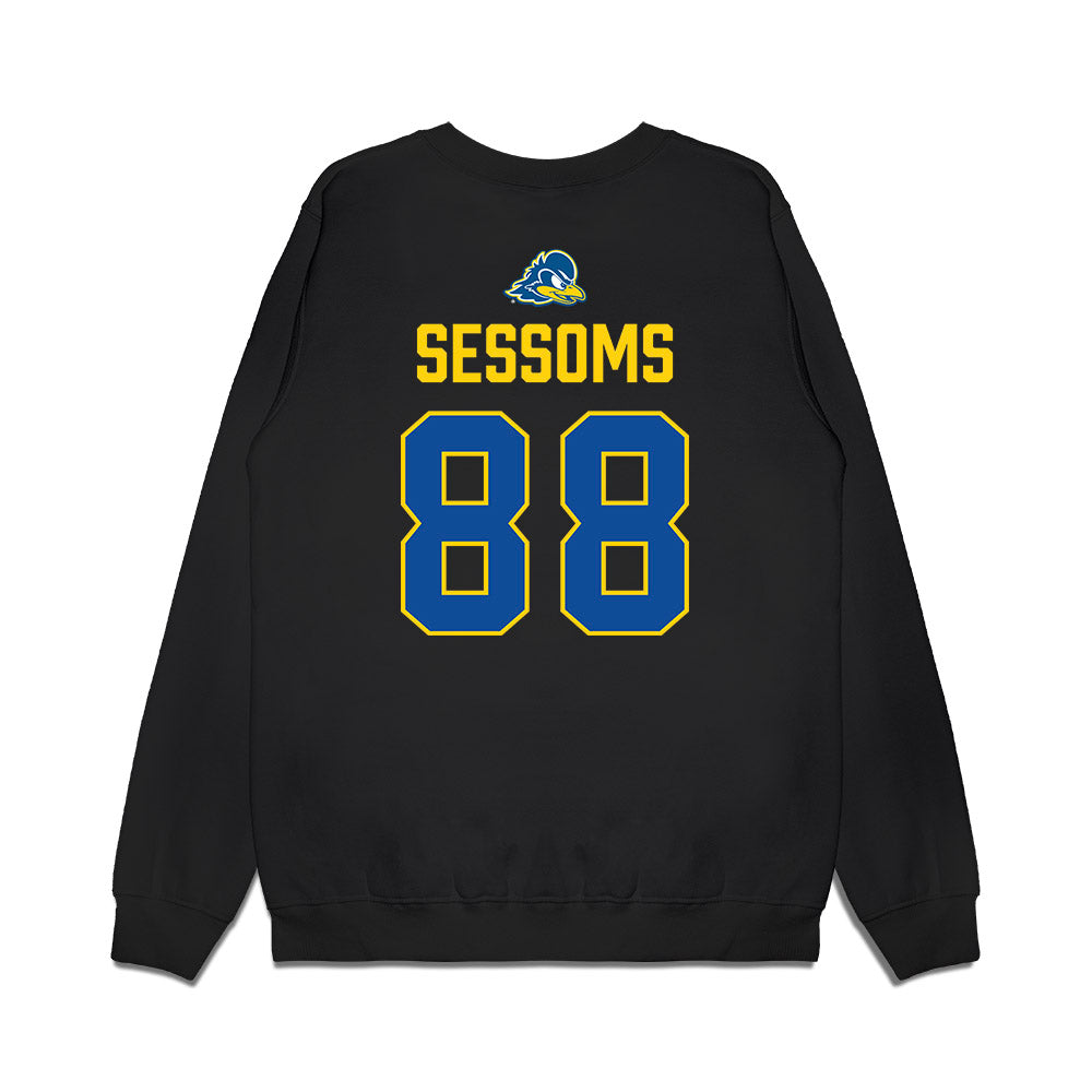 Delaware - NCAA Football : Elijah Sessoms - Graduation Premium Crewneck Sweatshirt-1