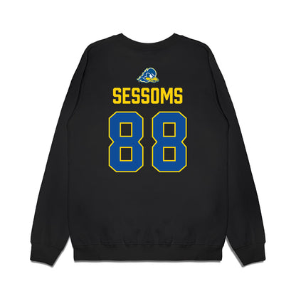 Delaware - NCAA Football : Elijah Sessoms - Graduation Premium Crewneck Sweatshirt-1