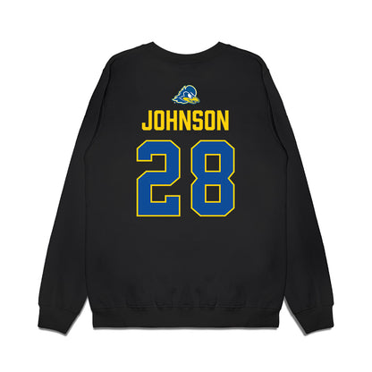 Delaware - NCAA Men's Soccer : Mikey Johnson - Graduation Premium Crewneck Sweatshirt-1