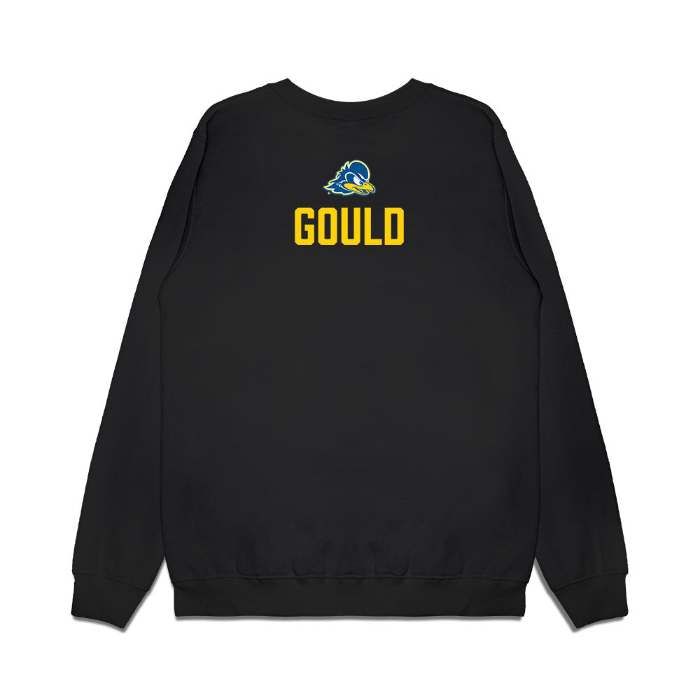 Delaware - NCAA Women's Swimming & Diving : Jordyn Gould - Graduation Premium Crewneck Sweatshirt-1