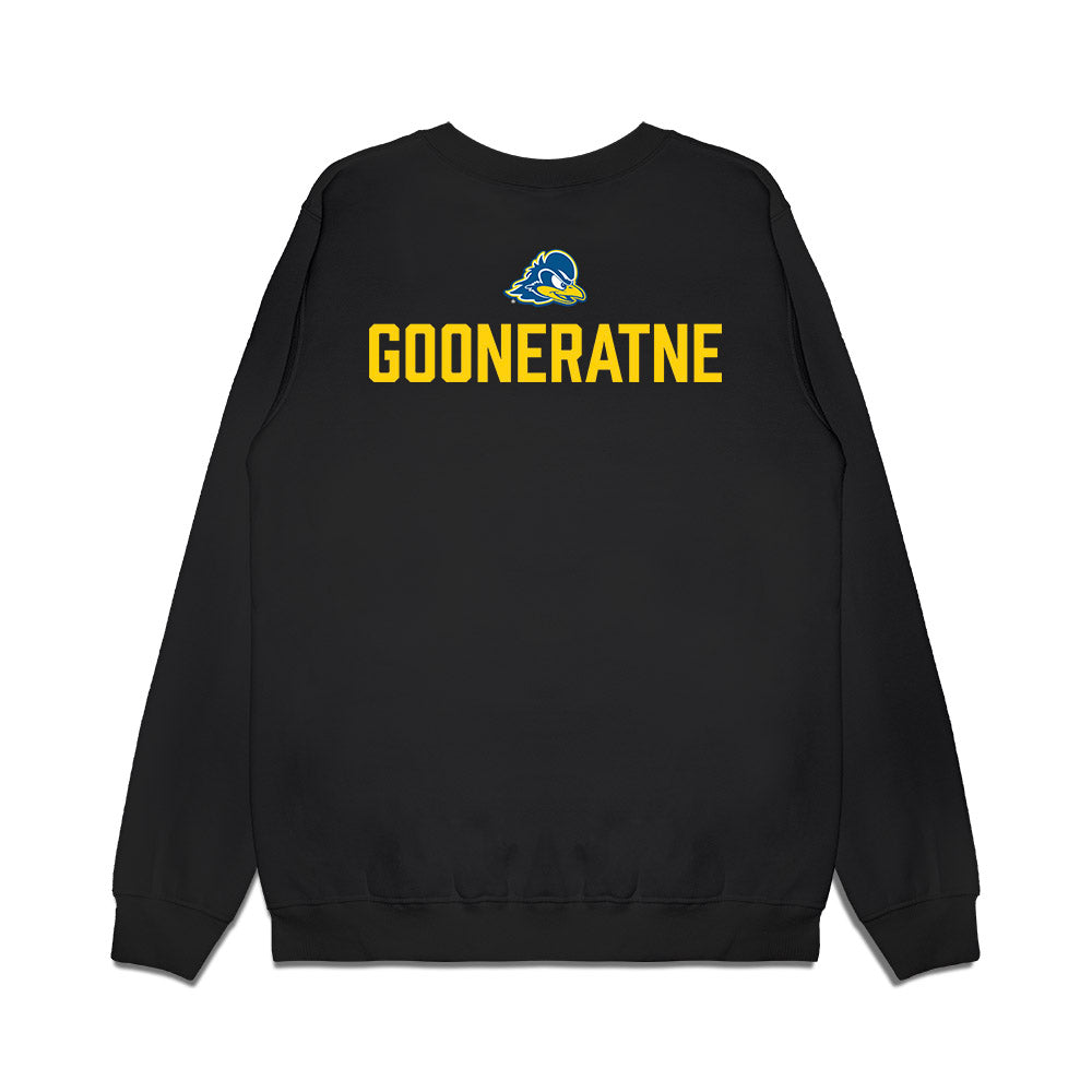 Delaware - NCAA Women's Golf : Rhianna Gooneratne - Graduation Premium Crewneck Sweatshirt-1