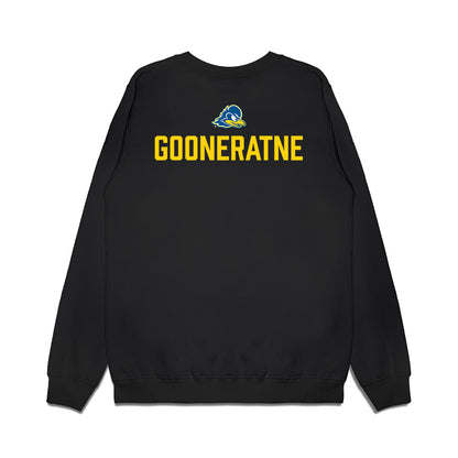 Delaware - NCAA Women's Golf : Rhianna Gooneratne - Graduation Premium Crewneck Sweatshirt-1