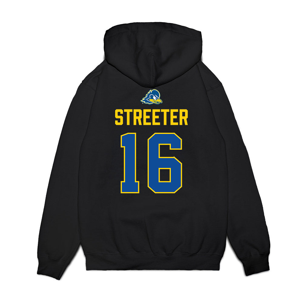 Delaware - NCAA Football : Braden Streeter - Graduation Premium Hooded Sweatshirt-1