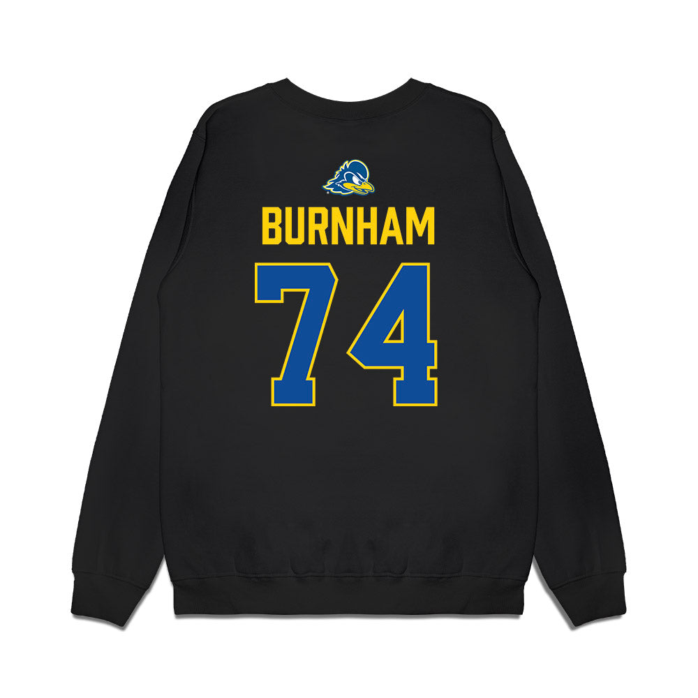 Delaware - NCAA Football : Tyler Burnham - Graduation Premium Crewneck Sweatshirt-1