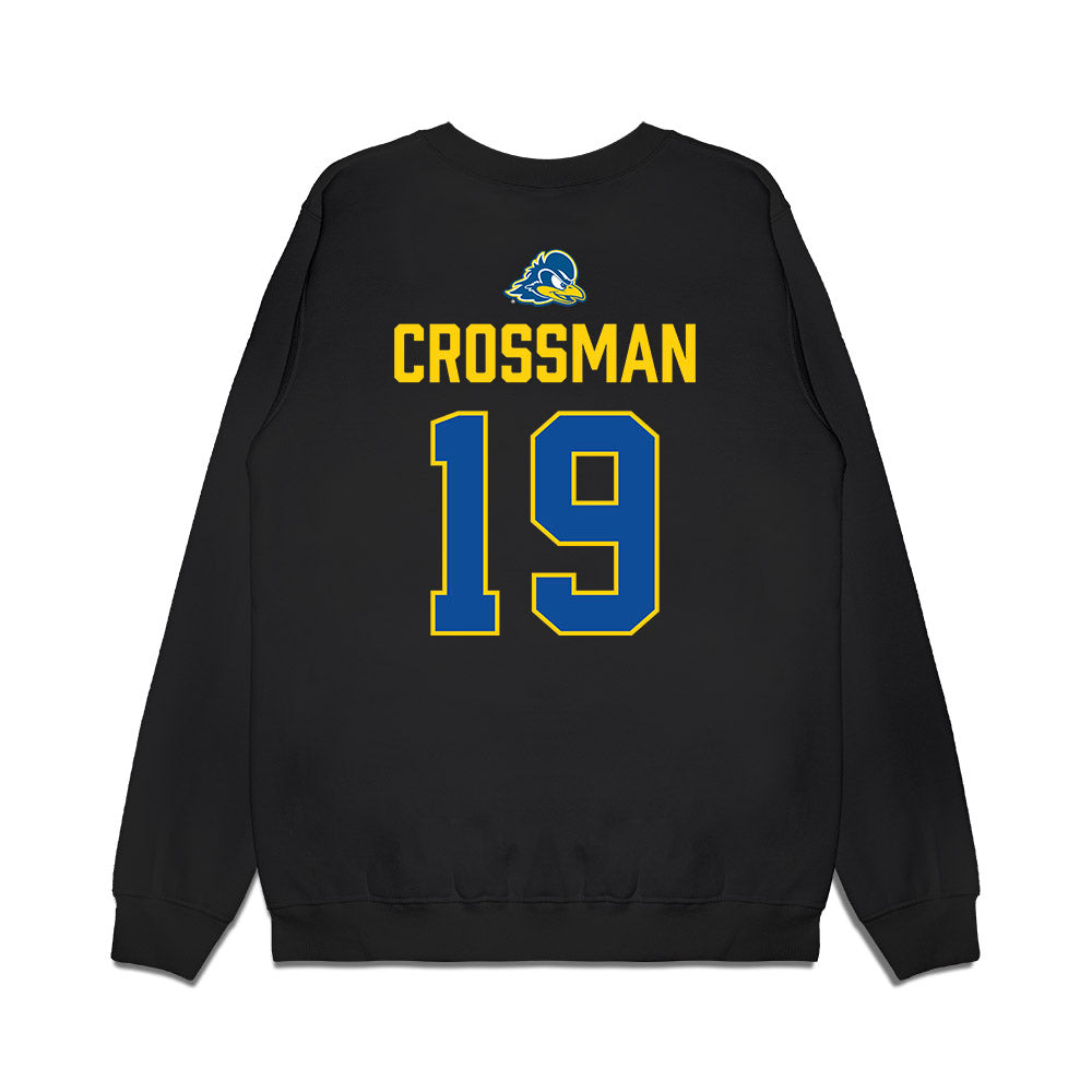 Delaware - NCAA Softball : Josie Crossman - Graduation Premium Crewneck Sweatshirt-1