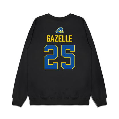 Delaware - NCAA Women's Lacrosse : Amanda Gazelle - Graduation Premium Crewneck Sweatshirt-1