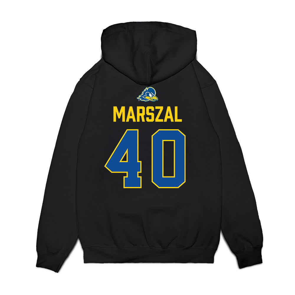 Delaware - NCAA Women's Lacrosse : Steph Marszal - Graduation Premium Hooded Sweatshirt-1