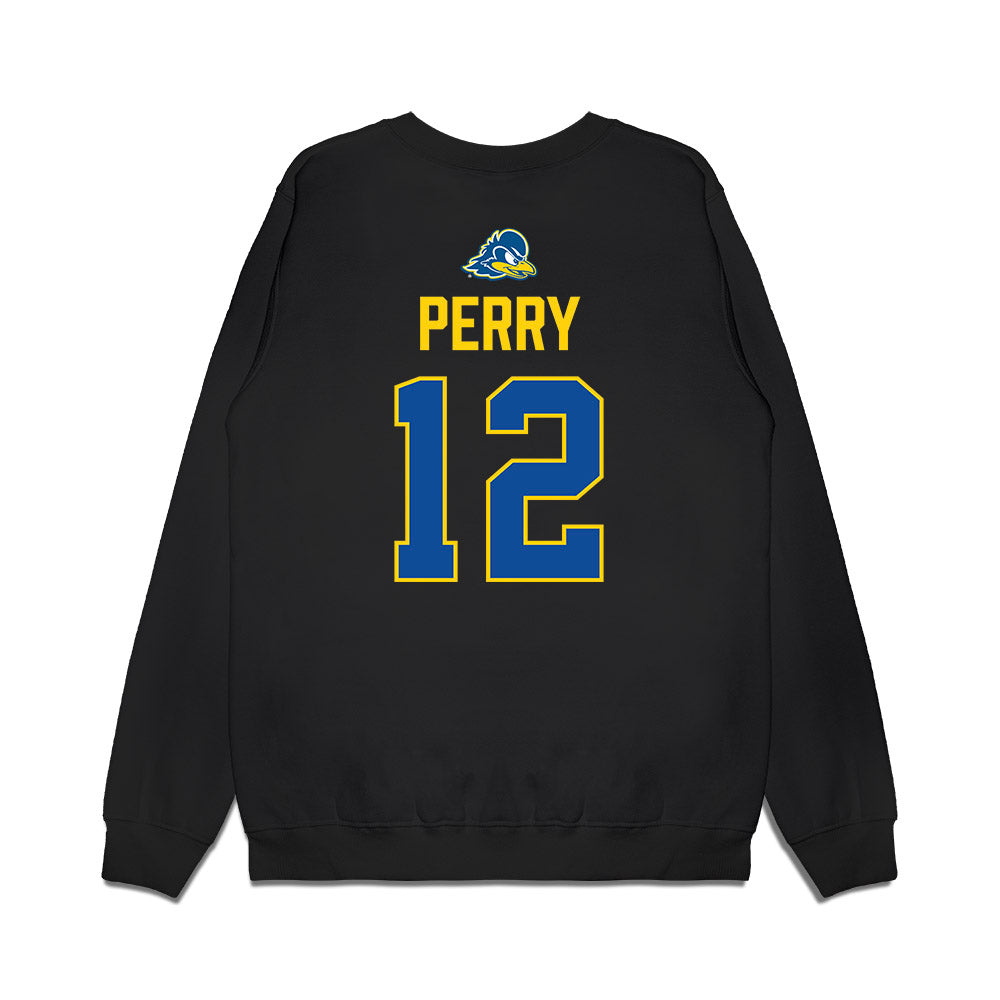 Delaware - NCAA Women's Basketball : Jiya Perry - Graduation Premium Crewneck Sweatshirt-1