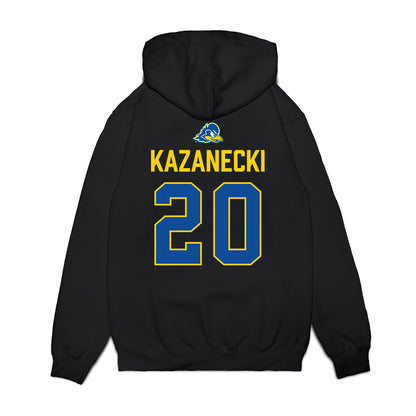 Delaware - NCAA Men's Basketball : Alex Kazanecki - Graduation Premium Hooded Sweatshirt-1