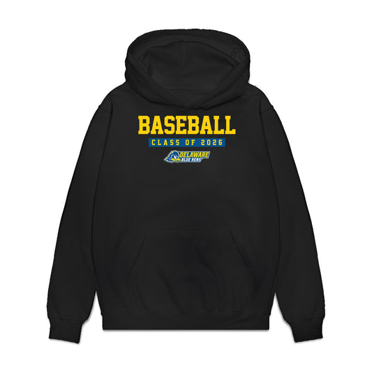 Delaware - NCAA Baseball : Tim Hartman - Graduation Premium Hooded Sweatshirt-0