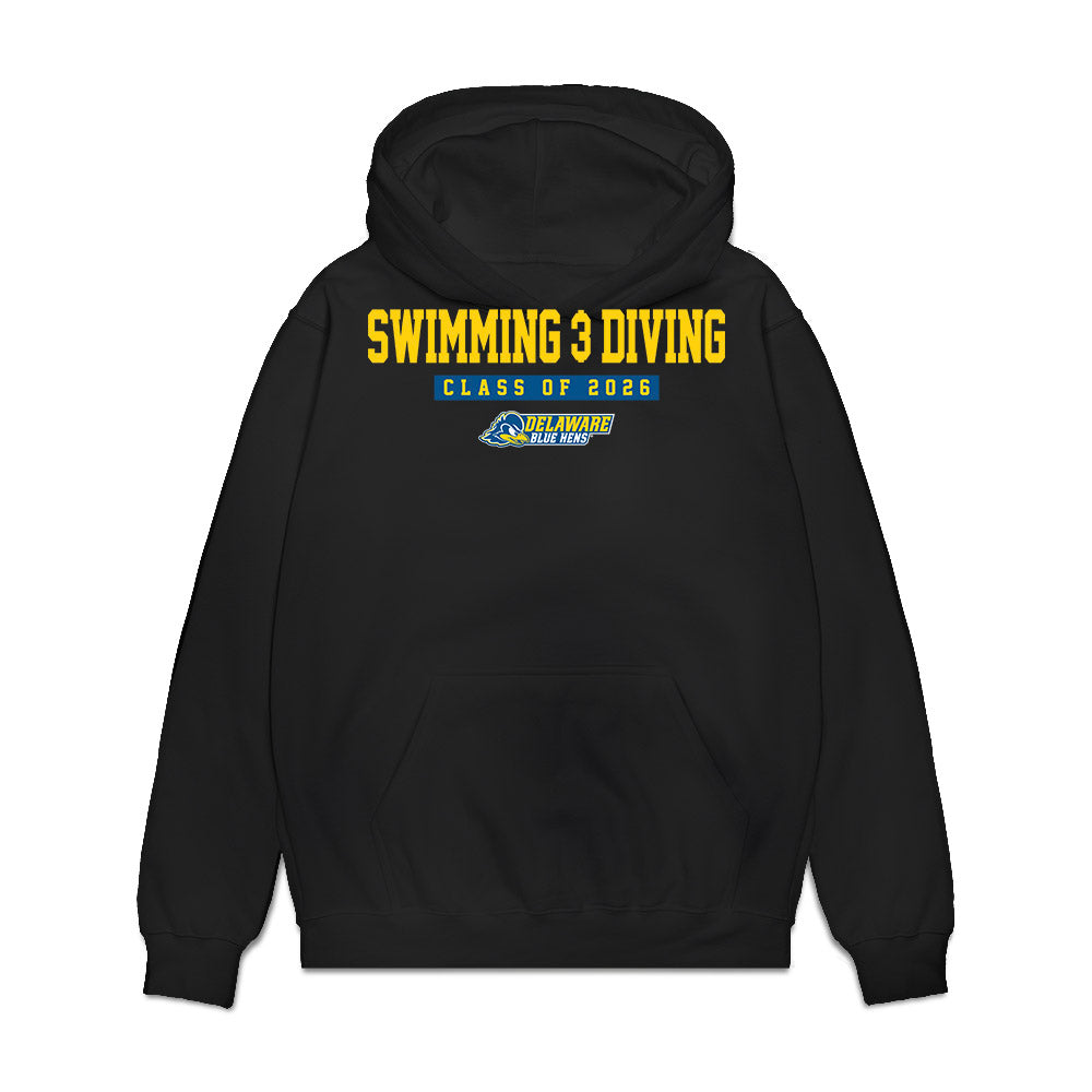 Delaware - NCAA Women's Swimming & Diving : Teagan Whalen - Graduation Premium Hooded Sweatshirt-0