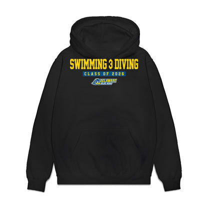 Delaware - NCAA Women's Swimming & Diving : Teagan Whalen - Graduation Premium Hooded Sweatshirt-0